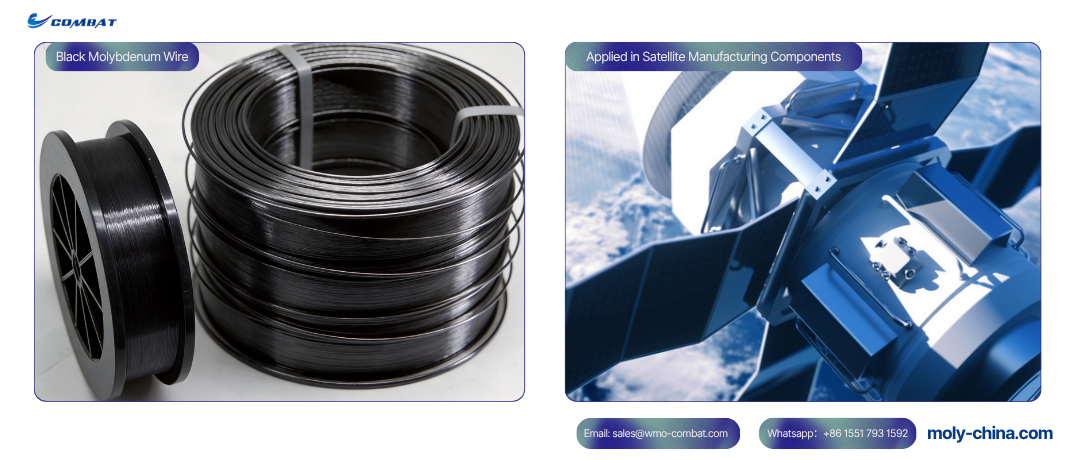 Black Molybdenum Wire used in Satellite Manufacturing Components