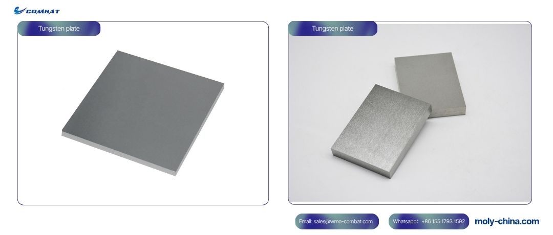 Tungsten plate for welding